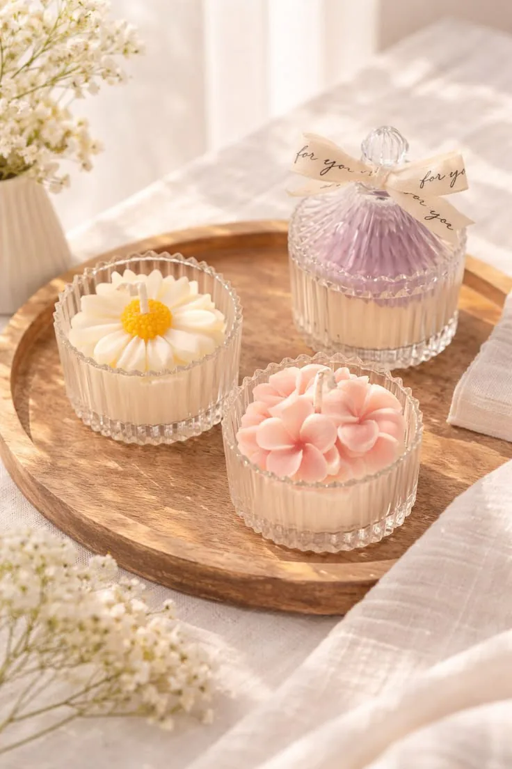 FLORAL CANDLES