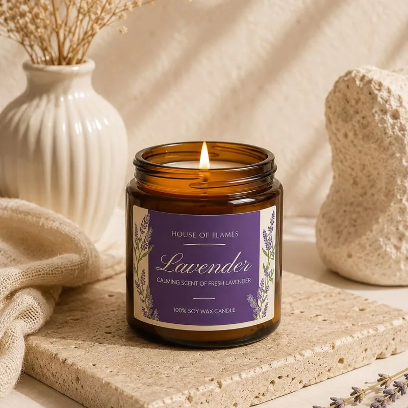 Lavender Serenity Jar Candle