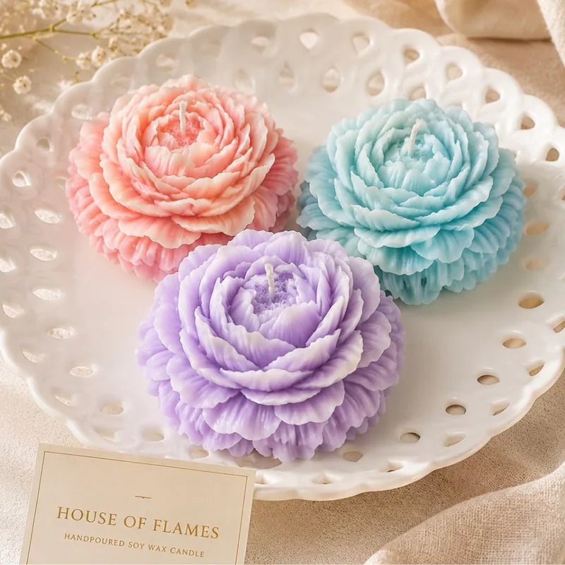 Peony Bloom Candle