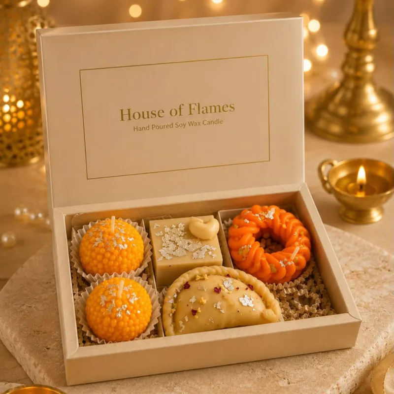 Festive Mithai Candle Hamper