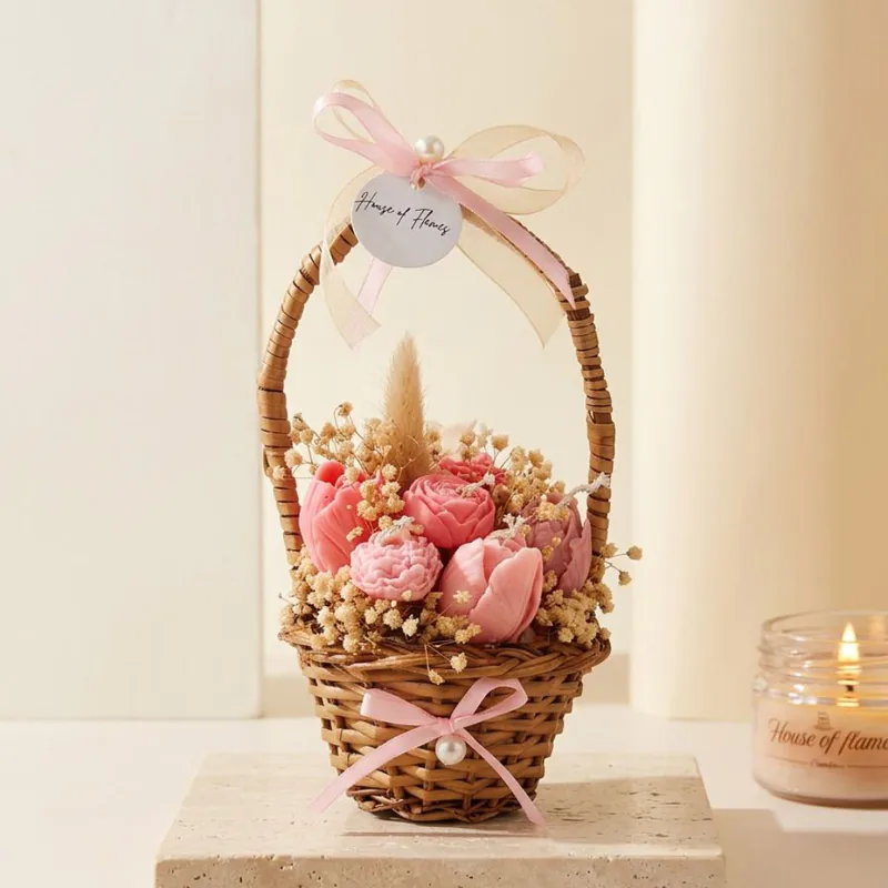 Bloom Basket Candle