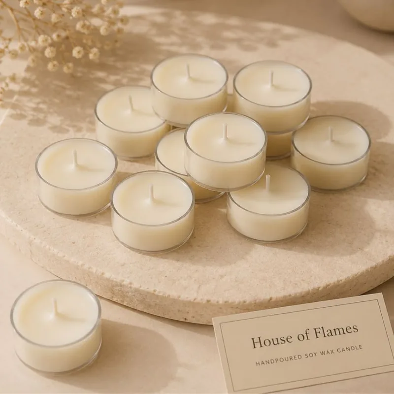 Round Tealight Candles (Set of 10)
