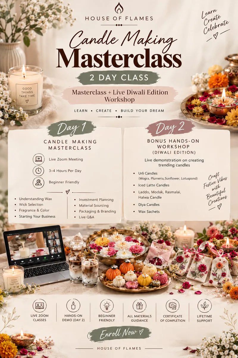 Candle Making Workshop & Masterclass 2.0