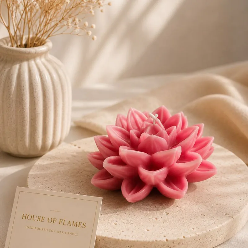 Radiant Lotus Candle