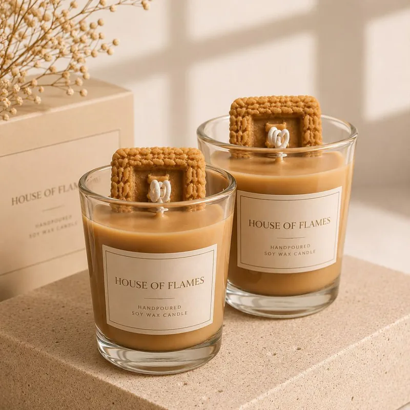 Chai Biscuit Candle Set (Set of 2)