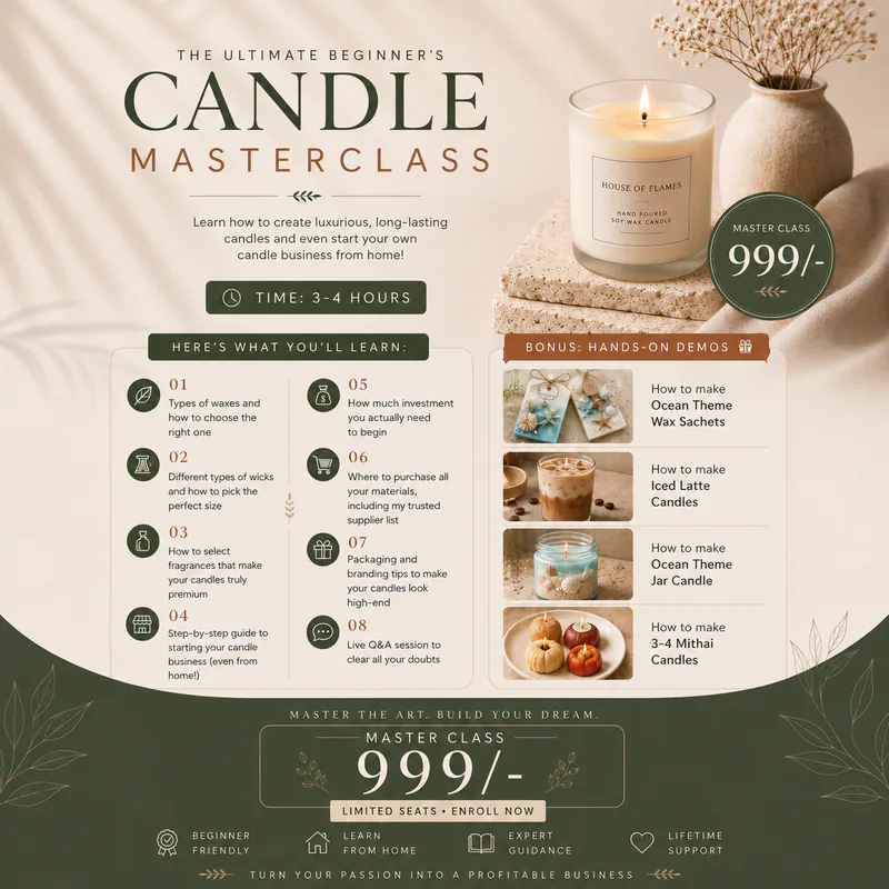 Candle Making Workshop & Masterclass